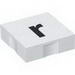 Набор LEGO Duplo Tile 2 x 2 with Lowercase r Print, Белый