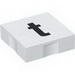 Набор LEGO Duplo Tile 2 x 2 with Lowercase t Print, Белый