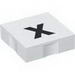 Набор LEGO Duplo Tile 2 x 2 with Lowercase x Print, Белый
