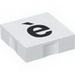 Набор LEGO Duplo Tile 2 x 2 with Lowercase ГЁ Print, Белый