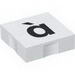 Набор LEGO Duplo Tile 2 x 2 with Lowercase Г  Print, Белый