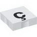 Набор LEGO Duplo Tile 2 x 2 with Lowercase Г§ Print, Белый