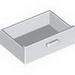 Набор LEGO Container, Cupboard 2 x 3 x X Drawer with Flower and Vine Print, Белый
