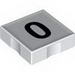 Набор LEGO Duplo Tile 2 x 2 with 0 Print, Белый