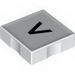 Набор LEGO Duplo Tile 2 x 2 with < Print, Белый