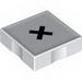 Набор LEGO Duplo Tile 2 x 2 with X Print, Белый
