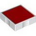 Набор LEGO Duplo Tile 2 x 2 with Red Square Print, Белый