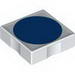Набор LEGO Duplo Tile 2 x 2 with Blue Circle Print, Белый