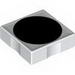 Набор LEGO Duplo Tile 2 x 2 with Black Circle Print, Белый