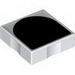 Набор LEGO Duplo Tile 2 x 2 with Shape Black Inverse Arch Print, Белый