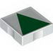 Набор LEGO Duplo Tile 2 x 2 with Shape Green Isosceles Triangle Print, Белый