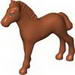 Набор LEGO Horse Foal (Belville), Коричневый