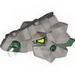 Набор LEGO Dragon Head - Upper Jaw with Metallic Silver Armour and Yellow Eyes Print, Темно-зеленый