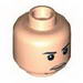 Minifig Head Male Thin Mouth with Chin Whiskers Print [Blocked Open Stud]