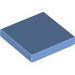 Набор LEGO Tile 2 x 2 with Ribbon and Holly Print, Medium Blue