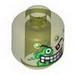 Набор LEGO Minifig Head Slime Face, 1 Red Eye, White Teeth, Missing Tooth Print [Blocked Open Stud], Желтый