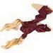 Bionicle Weapon Fire Claw with Marbled Trans-Orange Pattern