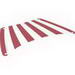 Набор LEGO Cloth Sail Rectangle with Red Stripes, Белый