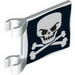 Набор LEGO Flag 2 x 2 Square with Evil Skull and Crossbones Print, Белый