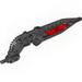 Bionicle Wing Angled with Hose and Red Center (Skrall)