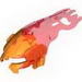 Bionicle Mask Berix with Marbled Orange Face