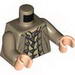 Torso Indiana Jones Jacket and Shirt with Buttons and Loops Print / Dark Tan Arms / Flesh Hands