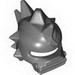 Minifig Helmet Spiked with Flat Chin Protector