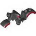 Motorcycle Fairing, Vintage with Dark Red Trim