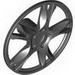 Набор LEGO Wheel Cover 5 Spoke Thick [Fits 56145], Pearl Light Gray