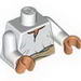Torso Indiana Jones with Loose Shirt and Tan Belt Print / White Arms / Flesh Hands