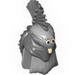 Набор LEGO Minifig Head Modified Talz, Thi-Sen, Темный сине-серый