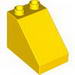 Набор LEGO Duplo, Brick 3 x 2 x 2 Slope with Eye Print, Желтый