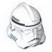 Набор LEGO Minifig Helmet SW Clone Trooper Ep.3 Pilot Print, Белый