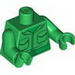 Torso Army Jacket with 2 Pockets and Green Belt Print / Green Arms / Green Hands