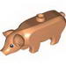 Pig with Black Eyes and White Pupils Print
