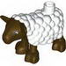 Duplo Sheep, Lamb with Dark Brown Legs and Head