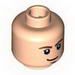 Набор LEGO Minifig Head Male Brown Eyebrows, White Pupils and Brown Chin Dimple Print (SW Han Solo) [Blocked Open Stud], Light Flesh