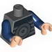Набор LEGO Torso Armor with Large Disc and Chain Mail Print / Dark Blue Arms / Light Flesh Hands, Темно-синий