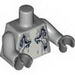 Torso Atlantis Shark Print / Light Bluish Gray Arms / Dark Bluish Gray Hands