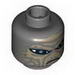 Minifig Head Alien with SW Shahan Alama Print [Blocked Open Stud]