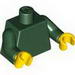 Torso Plain / Dark Green Arms / Yellow Hands