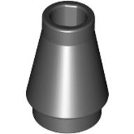 Набор LEGO Cone 1 x 1 [No Top Groove], Chrome Gold