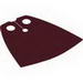 Набор LEGO Minifig Cape Cloth, Standard, Gray Side with Dark Slashes Print [7255], Темно-красный