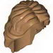 Набор LEGO Minifig Hair Female Mid-Length Wavy with Center Part, Черный