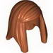 Набор LEGO Minifig Hair Female Long Smooth, Темно-коричневый