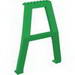 Support Crane Stand Double without Studs on Cross-Brace, with Axle Holes on Top