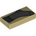 Tile 1 x 2 with Sock Print