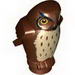 Owl Small - Large Yellow Eyes and Tan Chest Print