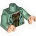 Torso Harry Potter Arthur Weasley Open Jacket over Brown Shirt Print / Sand Green Arms / Light Flesh Hands