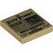 Tile 2 x 2 with Newspaper 'Daily Prophet' Print